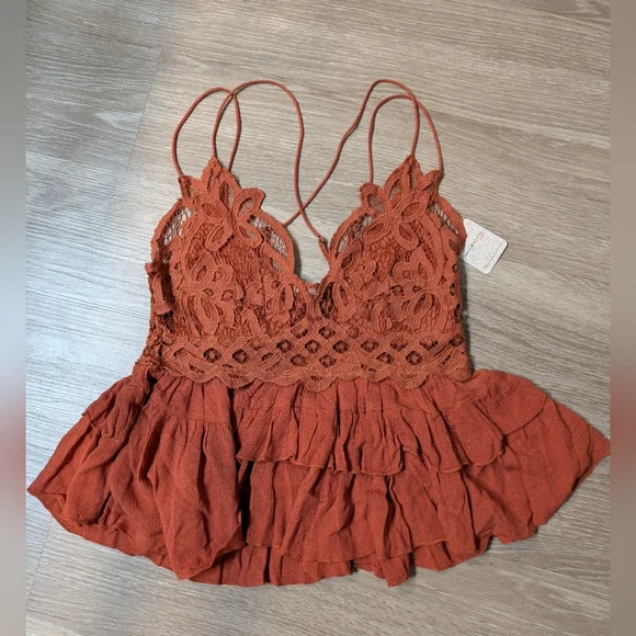NWT Free People Babydoll Tank Top - Picture 1 of 6